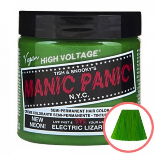MANIC PANIC HIGH VOLTAGE CLASSIC CREAM FORMULAR HAIR COLOR (12 ELECTRIC LIZARD)